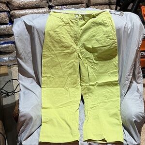 David Brooks Women's Bright Yellow Capris